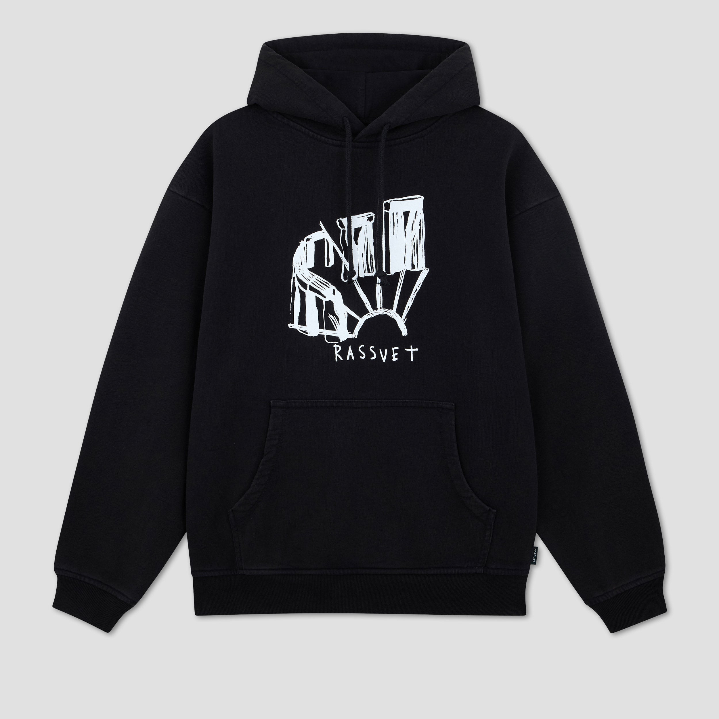 Rassvet x Rock Solid Hoodie Black