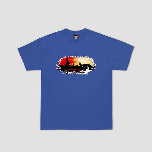 Limosine Ring Wave T-Shirt Royal Blue