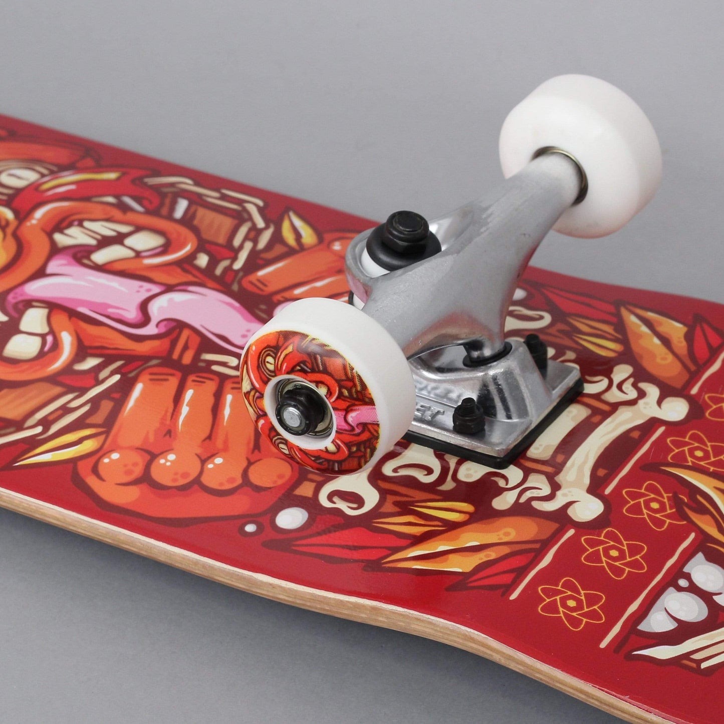 Rocket 7.75 Chief Pile-Up Complete Skateboard Red