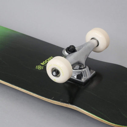 Rocket 8.0 Double Dipped Complete Skateboard Black