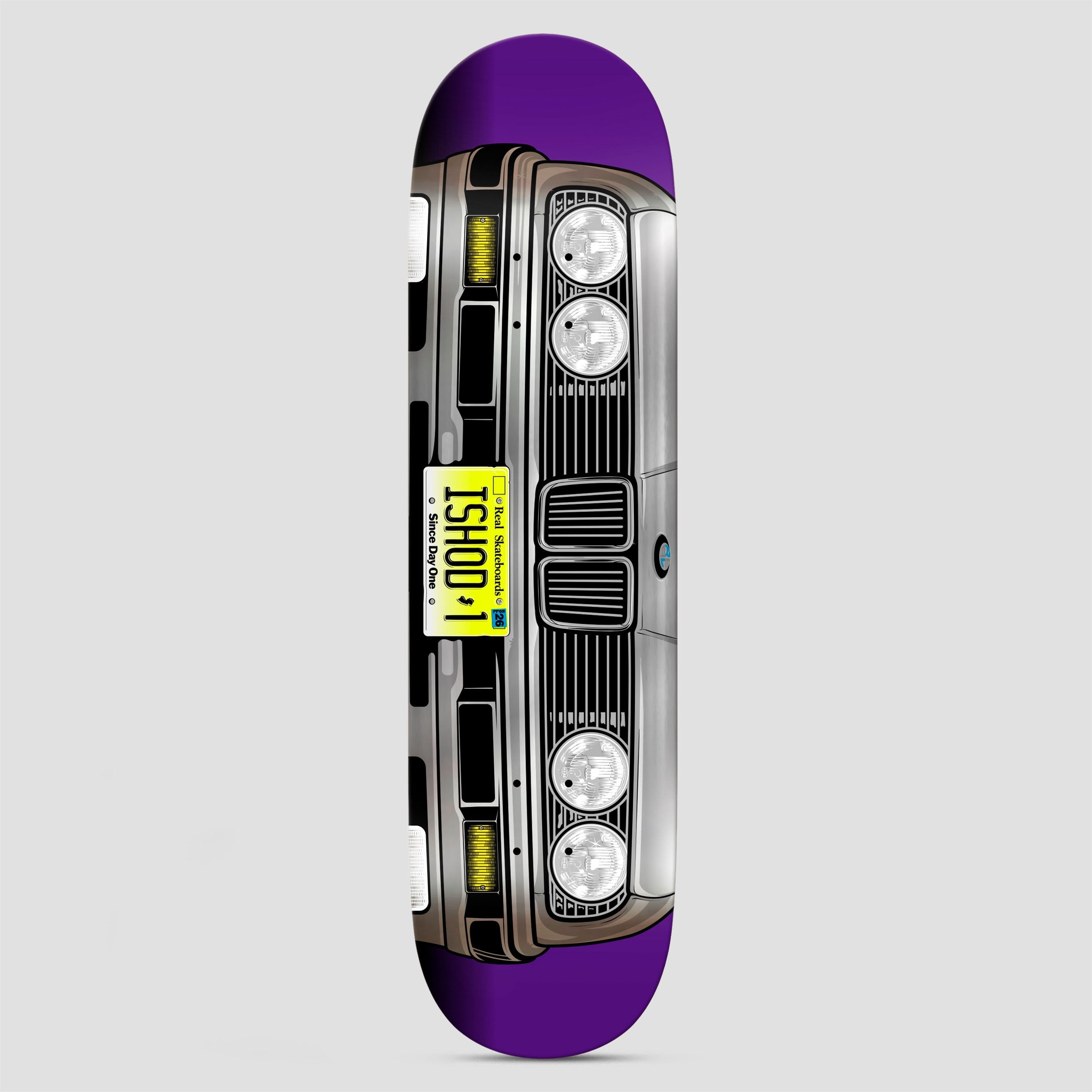 Real 8.5 Ishod Grille Ltd. Skateboard Deck Twin Tail Silver Foil