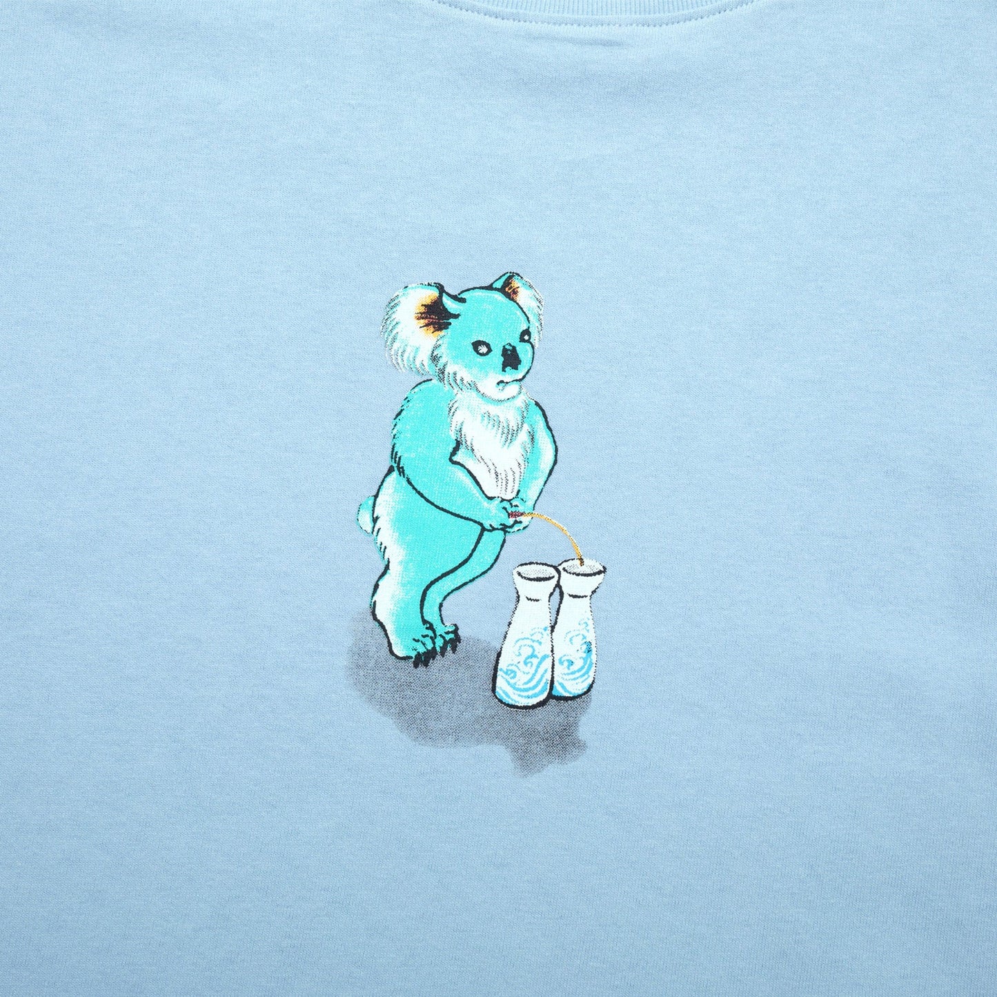 Passport X Evisen Sake T-Shirt Powder Blue