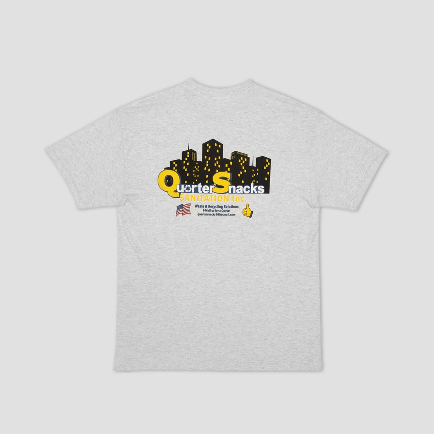 Quartersnacks Sanitation T-Shirt Ash Grey