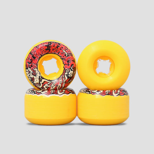 Santa Cruz Slime Balls 53mm 97A Vomit Mini II Skateboard Wheels Orange