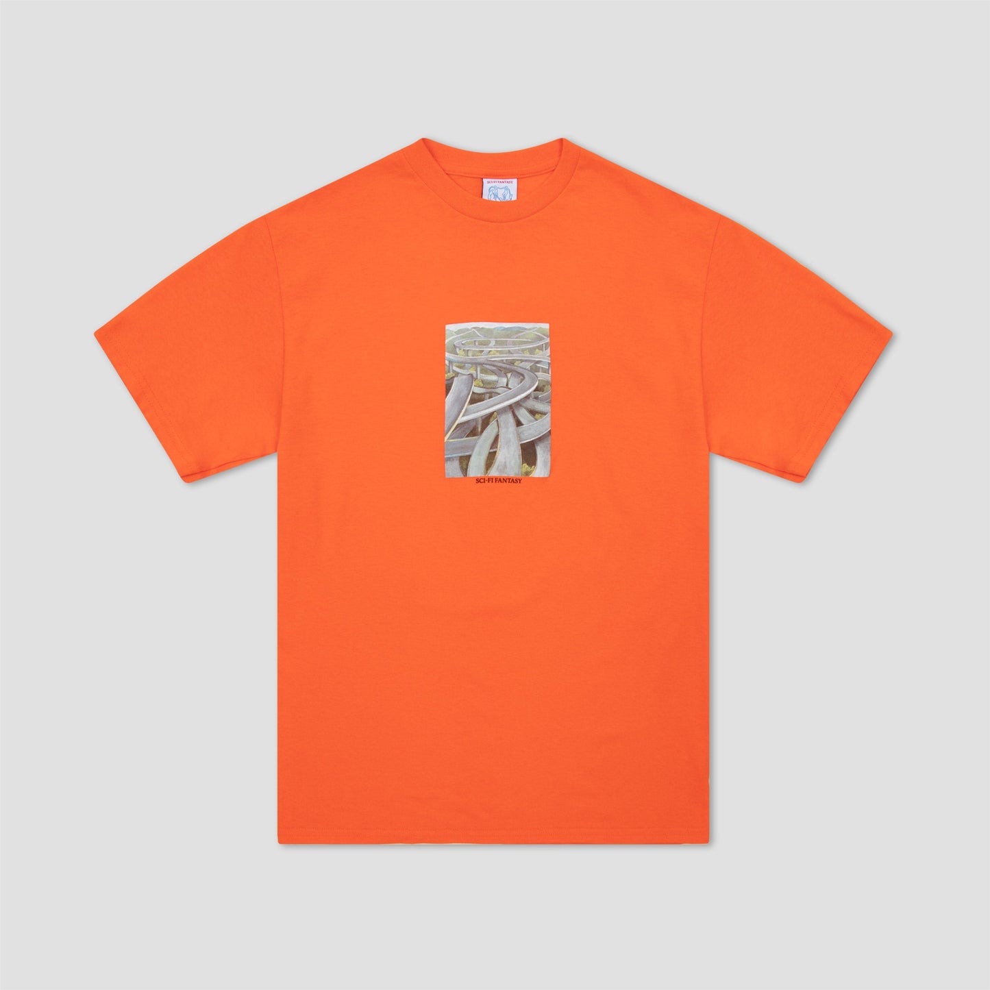 Sci-Fi Fantasy Freeway T-Shirt Orange