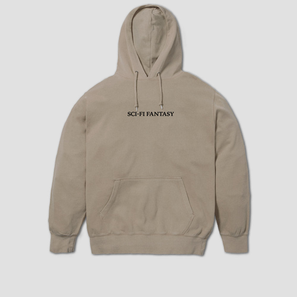 Sci-Fi Fantasy Logo Hooded Fleece Stone