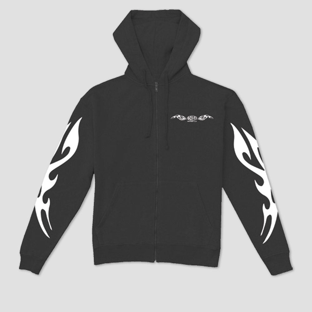 Sci-Fi Fantasy Origin Zip Hoodie Black