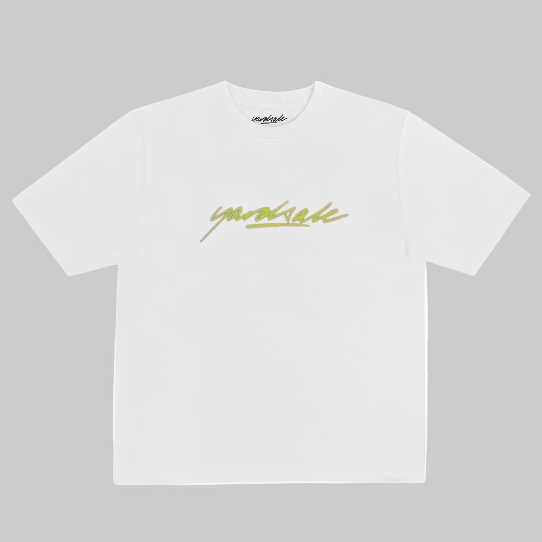 Yardsale Script T-Shirt White
