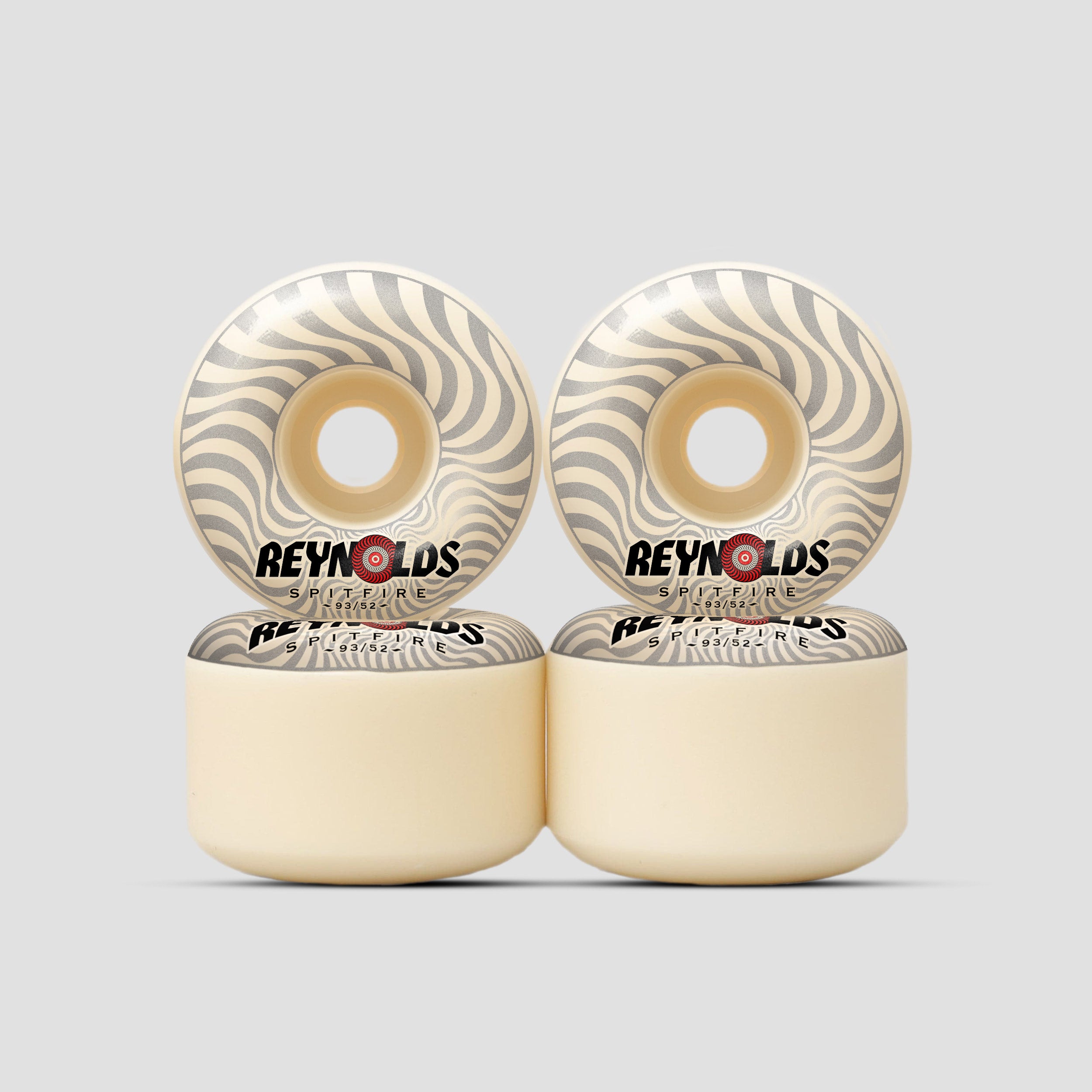 Spitfire 52mm Formula Four Soft Sliders Skateboard Wheels 93DU Reynolds Classics