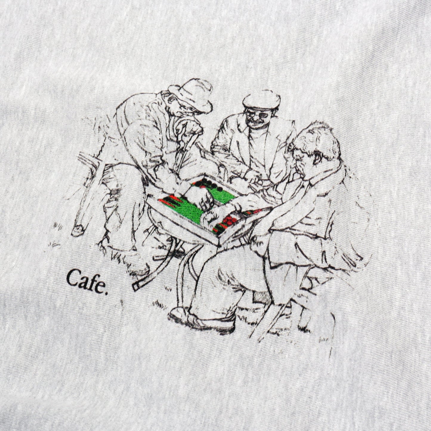 Skateboard Cafe Backgammon Crew Heather Grey