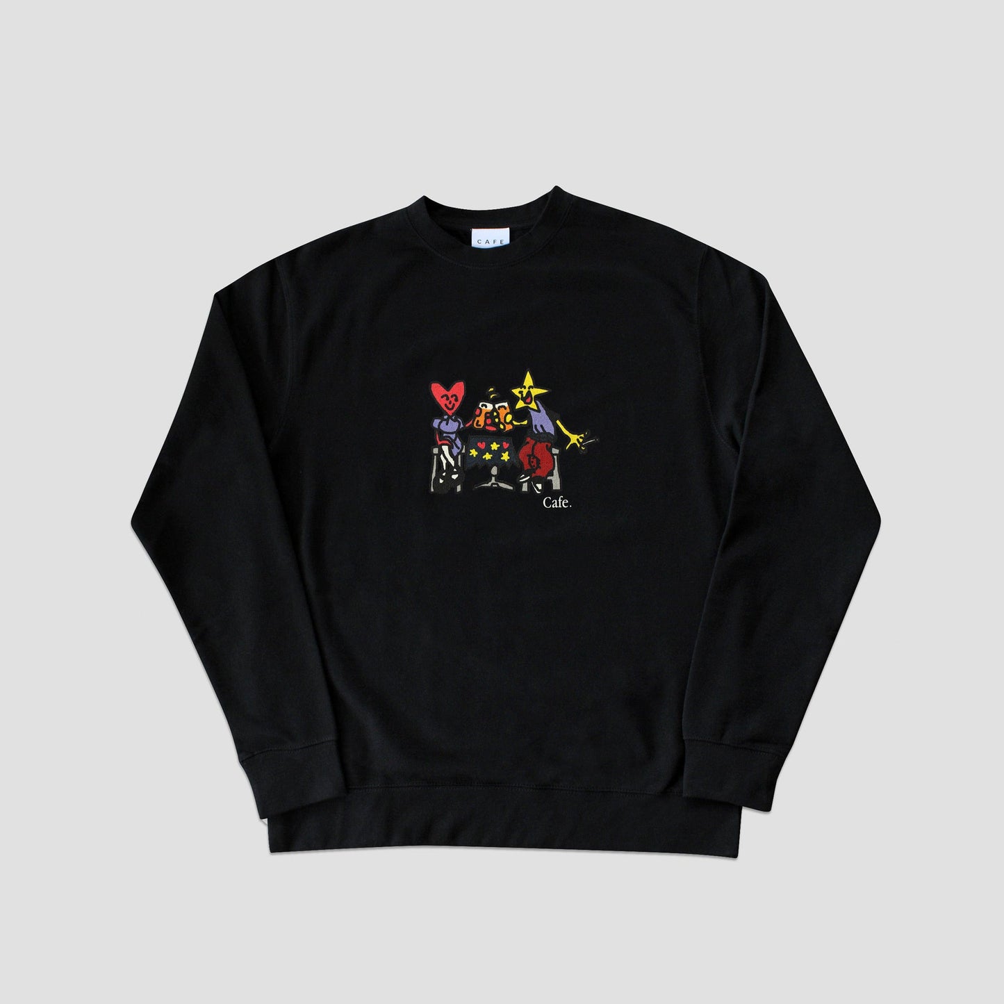 Skateboard Cafe "Cheers" Crew Black