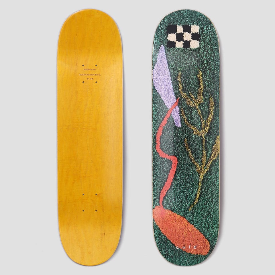 Skateboard Cafe 8.25 April Skateboard Deck Dark Teal