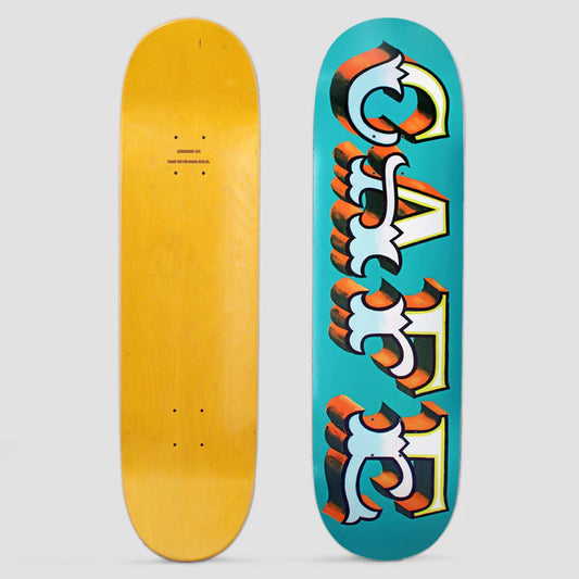 Skateboard Cafe 8.25 Mr Finbar Skateboard Deck C2 Shape Teal