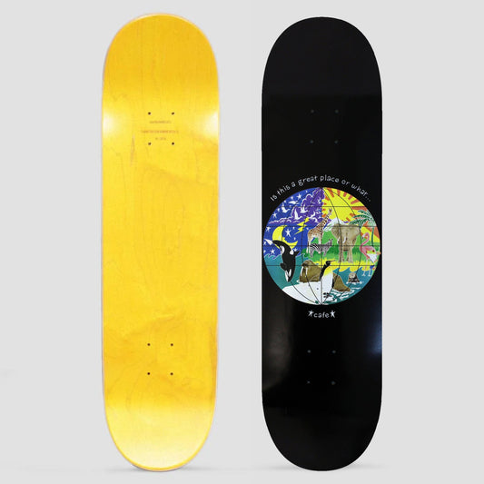 Skateboard Cafe 8.7 Great Place Skateboard Deck Black