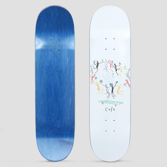 Skateboard Cafe 8 Peace Skateboard Deck White