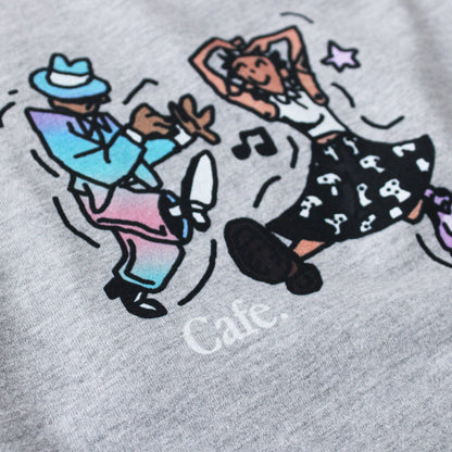 Skateboard Cafe "Dancing" T-Shirt Heather Grey