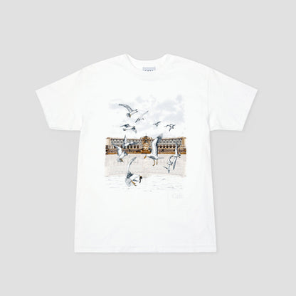 Skateboard Cafe Lloyds T-Shirt White