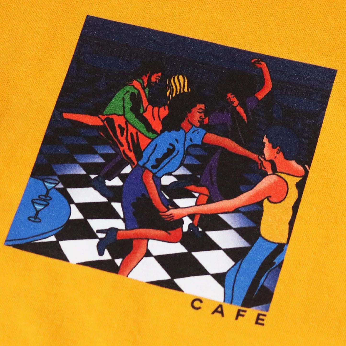 Skateboard Cafe Old Duke T-Shirt Gold