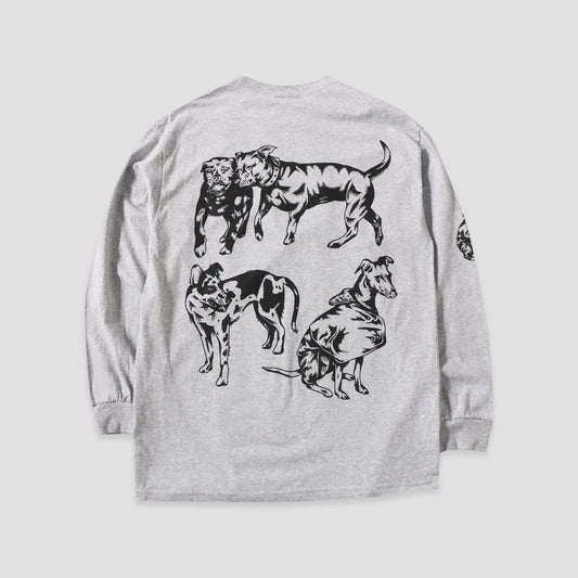 Skateboard Cafe Pooch Longsleeve Ash Heather