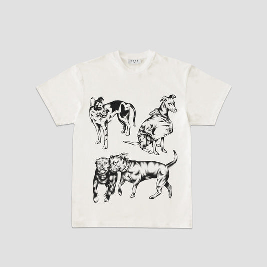 Skateboard Cafe "Pooch" T-Shirt cream