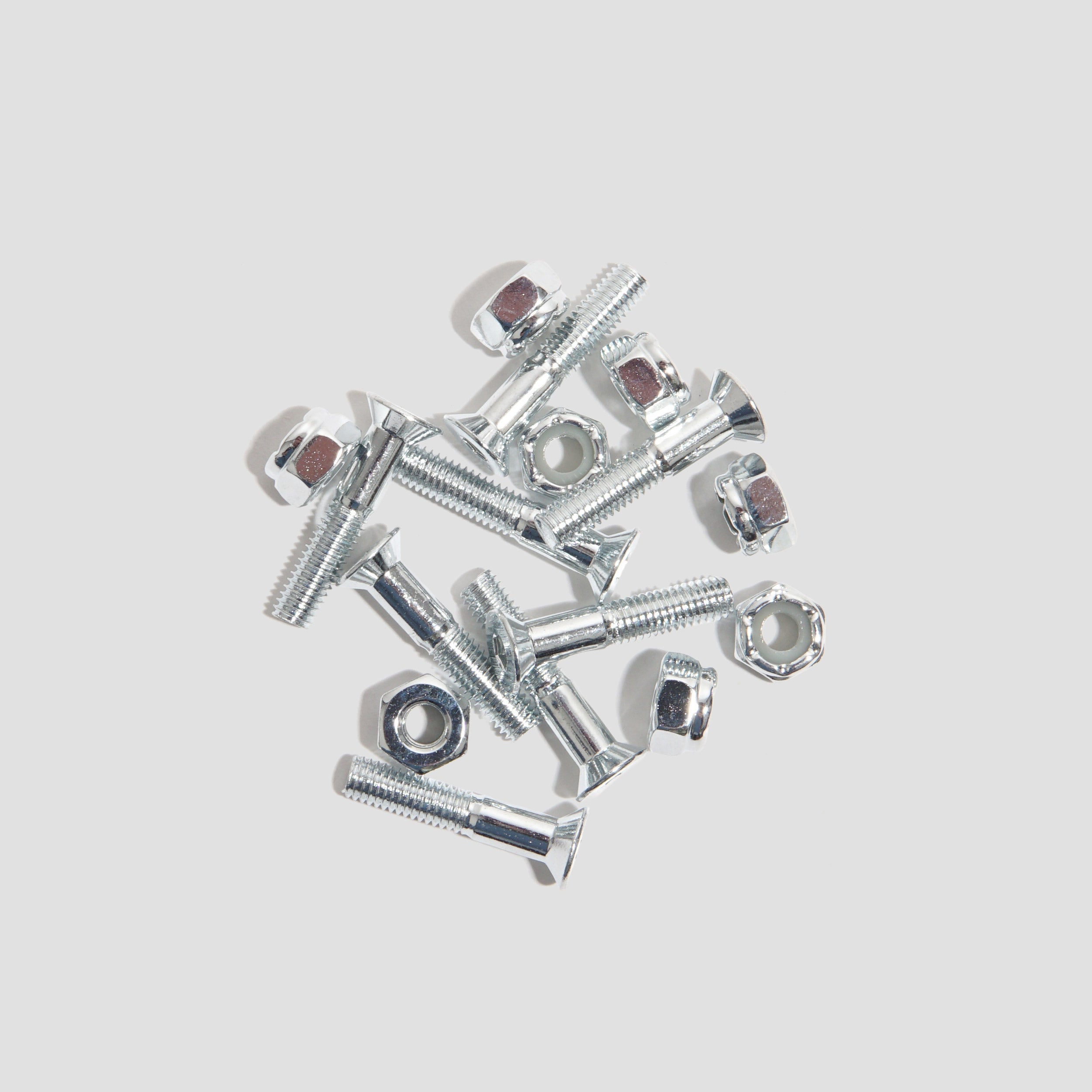 Lost Art 1 Inch Allen Skateboard Bolts Silver