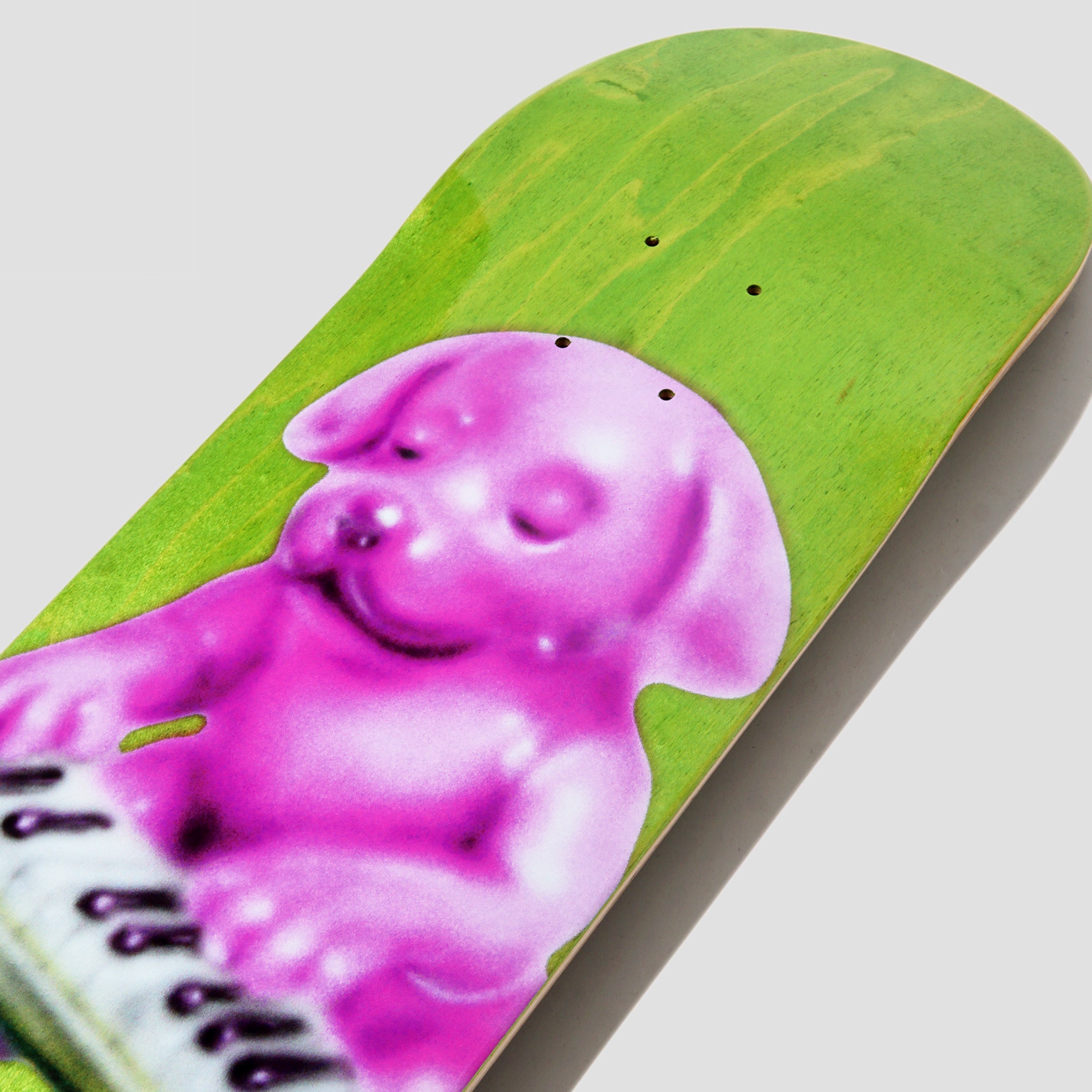 Skateboard Cafe 8.0 Keyboard C2 Shape Skateboard Deck Green