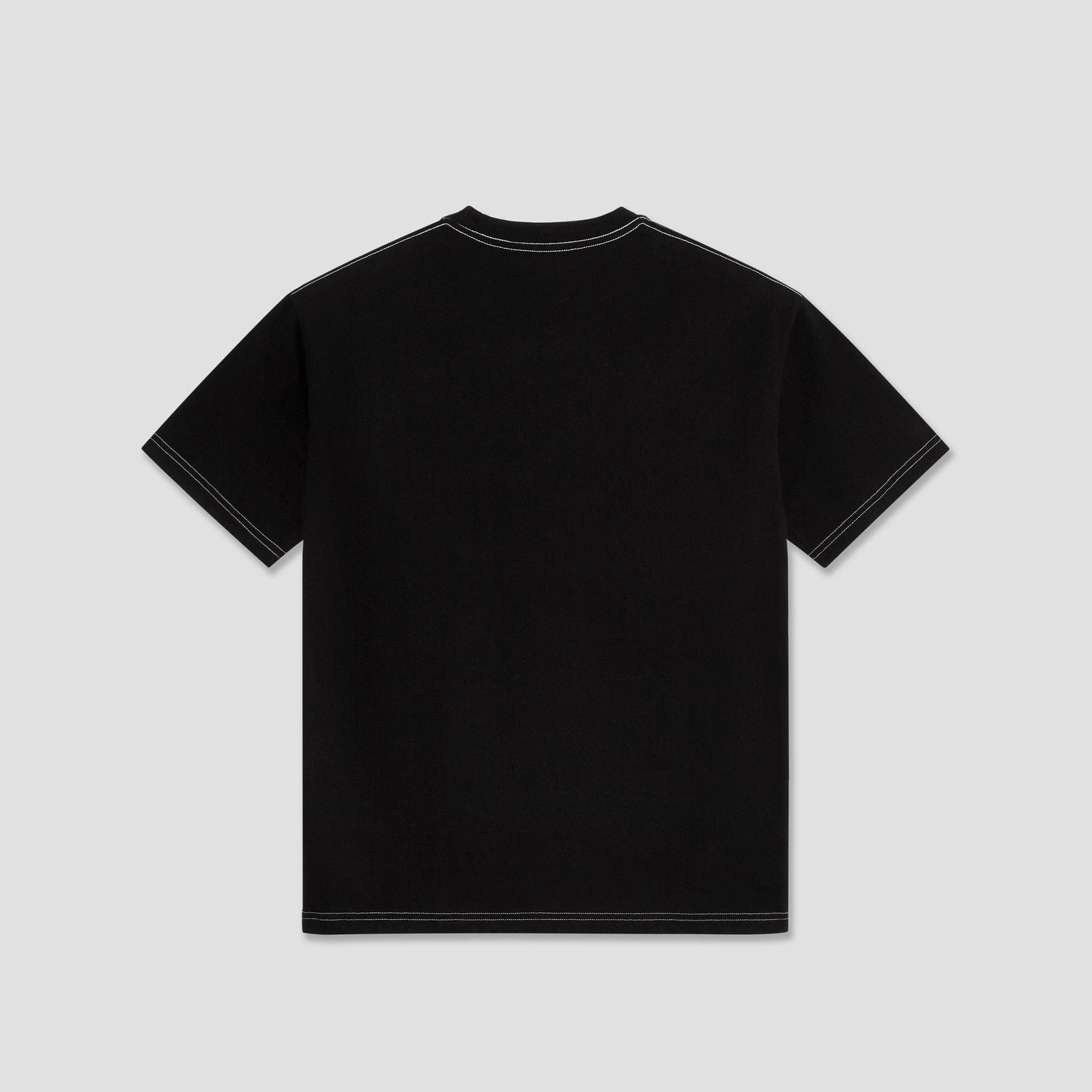 Last Resort AB Small Atlas Contrast Stitch T-Shirt Black