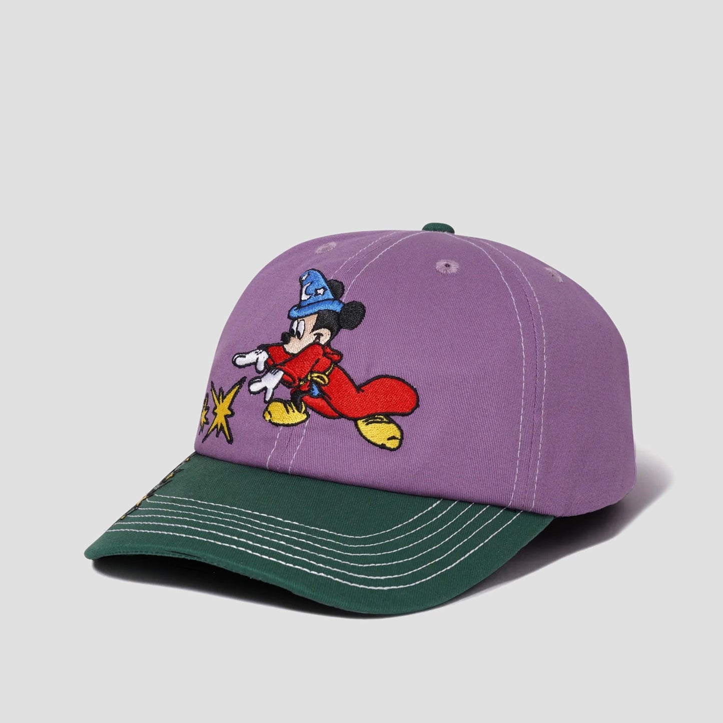 Butter Goods x Disney Sorcerer 6 Panel Cap Berry / Forest