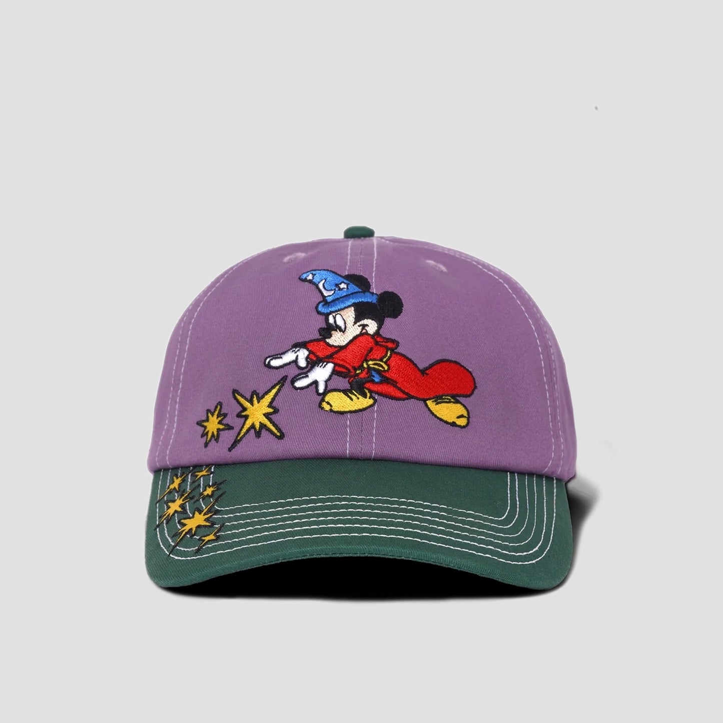 Butter Goods x Disney Sorcerer 6 Panel Cap Berry / Forest