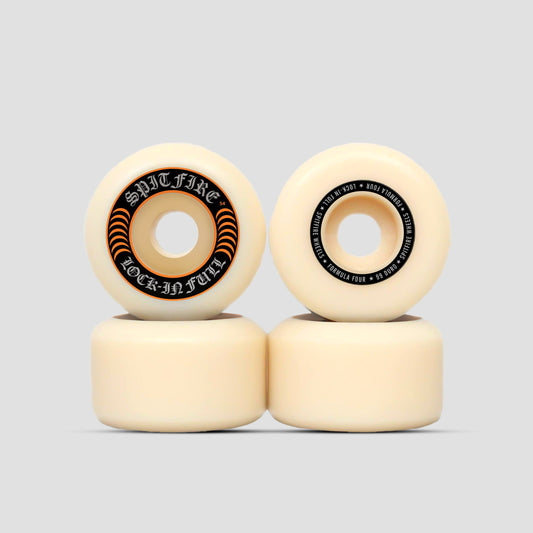 Spitfire 54mm 99DU Formula Four Lock In Full Skateboard Wheels Natural