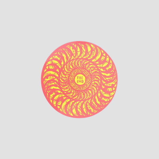 Spitfire Ransom Swirl Medium Sticker Red/Yellow