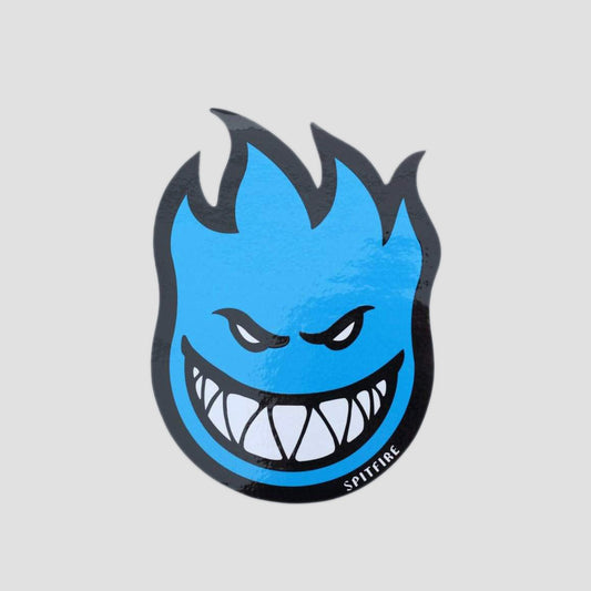 Spitfire Fireball Sticker Blue Medium