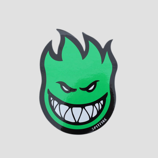 Spitfire Fireball Sticker Green Medium