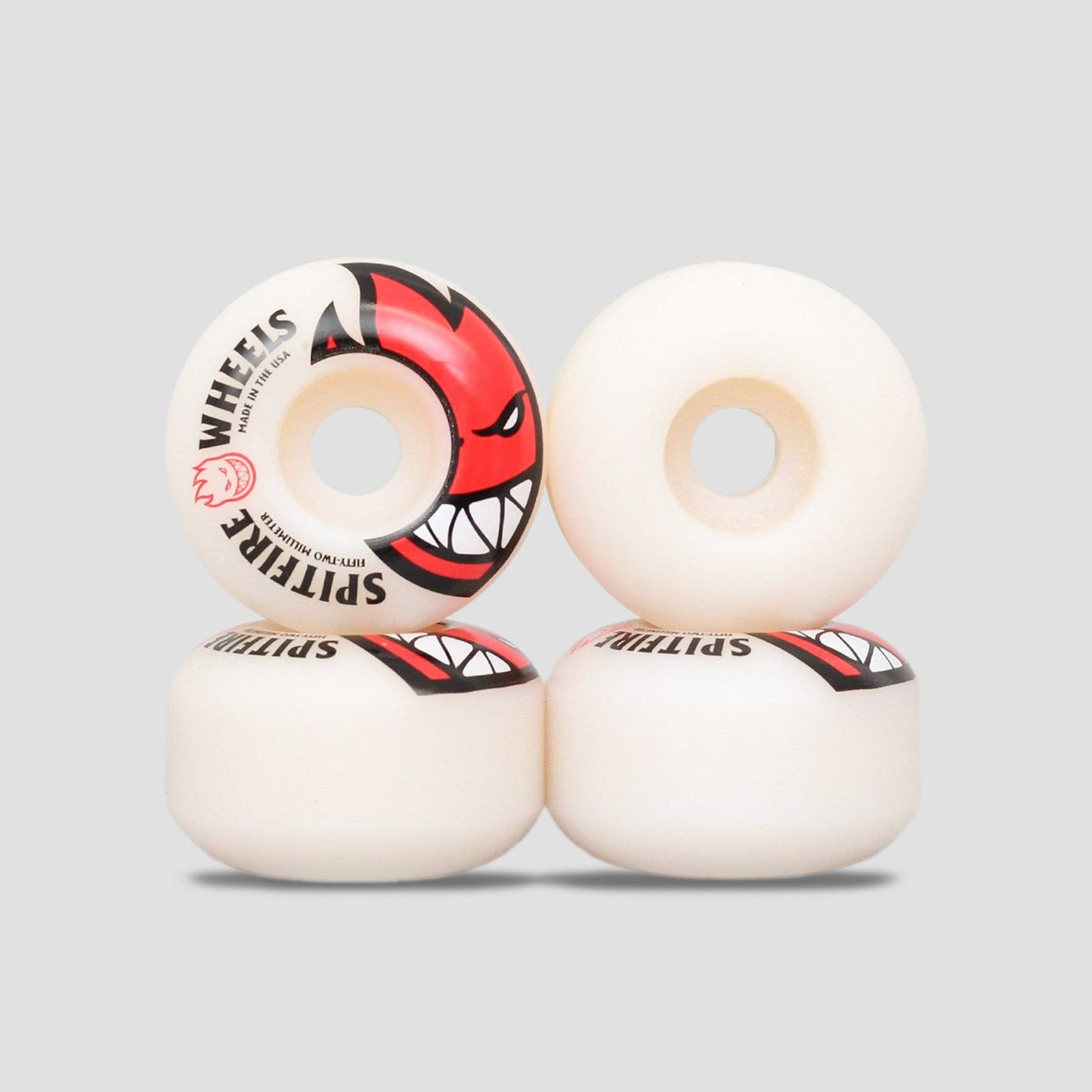 Spitfire 52mm Bighead Skateboard Wheels White