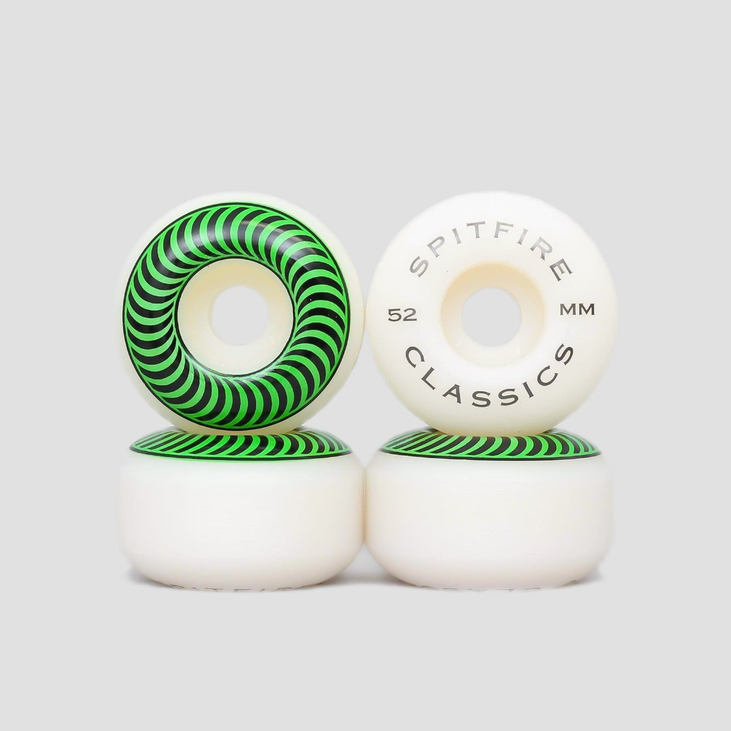 Spitfire 52mm Classic Wheels White/Green