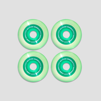 Spitfire 53mm 90a Sapphires Radial Skateboard Wheels Green