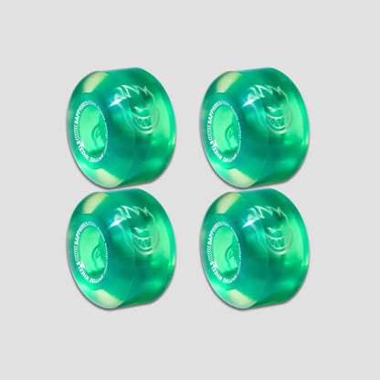 Spitfire 53mm 90a Sapphires Radial Skateboard Wheels Green