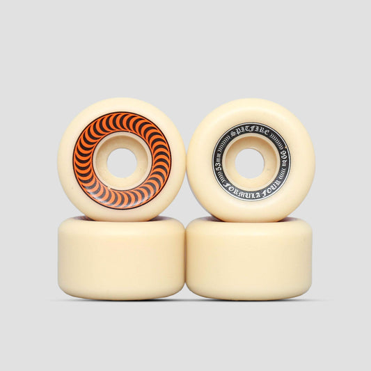 Spitfire 53mm 99DU Formula Four OG Classics Skateboard Wheels Natural / Orange