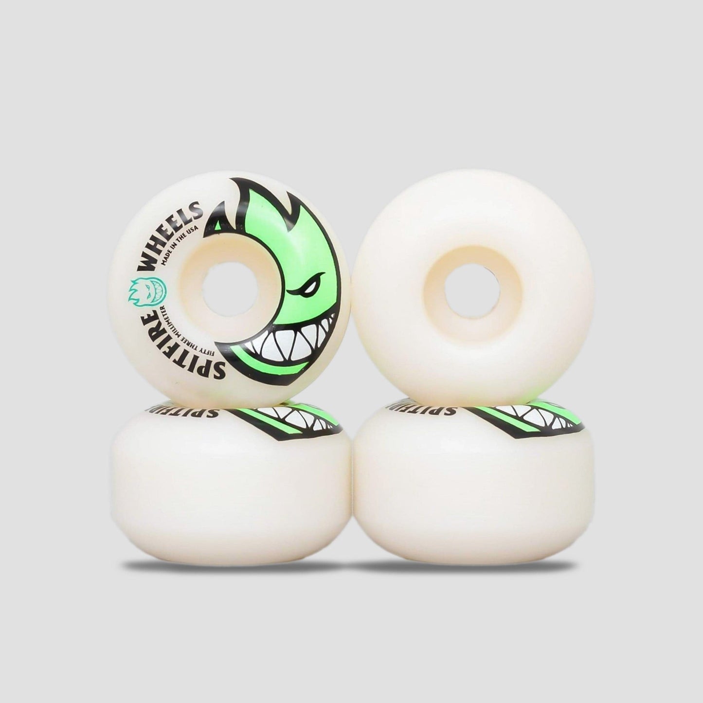 Spitfire 53mm Bighead Skateboard Wheels White