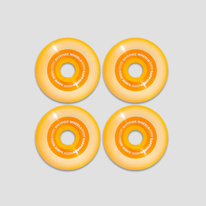 Spitfire 54mm 90a Sapphires Radial Skateboard Wheels Orange