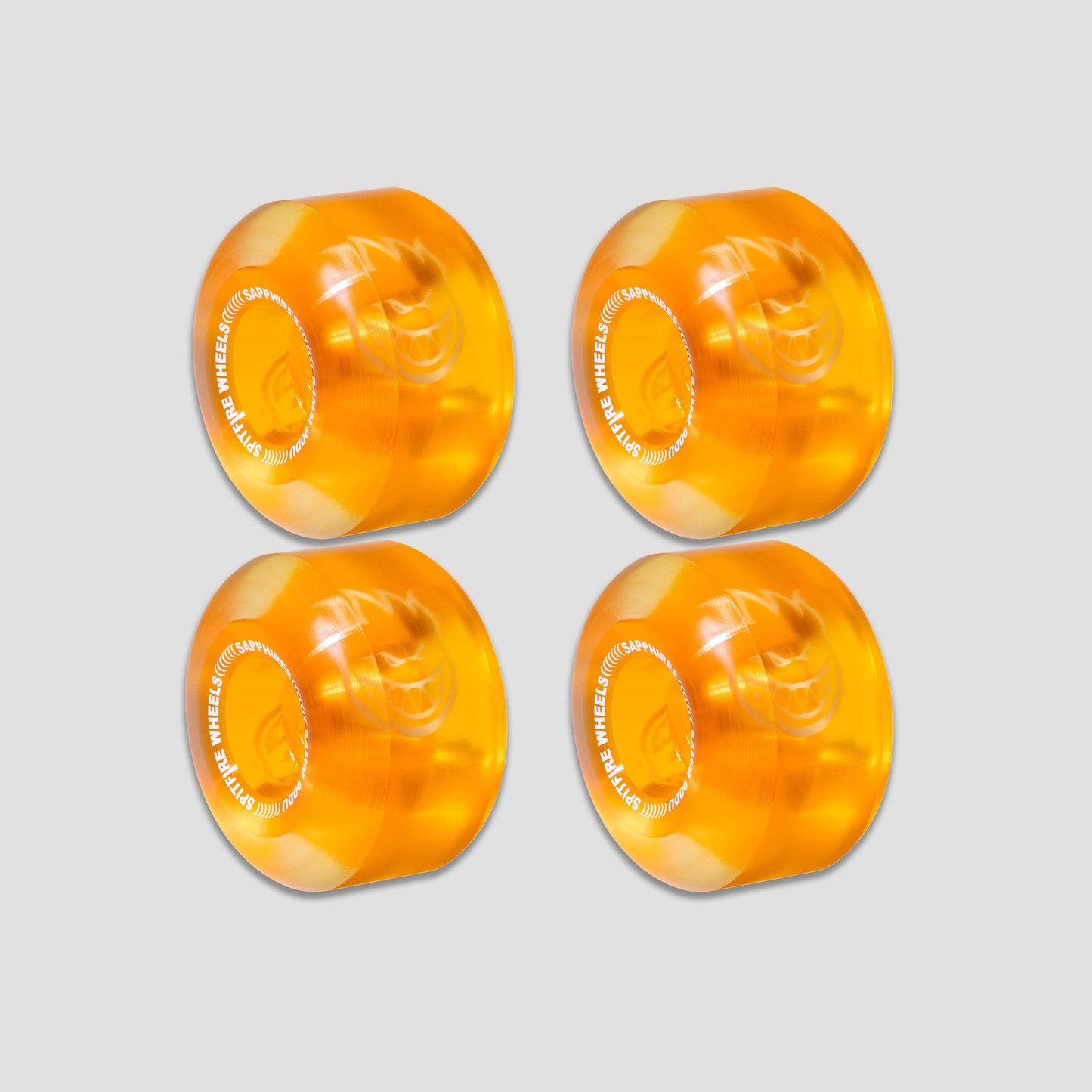 Spitfire 54mm 90a Sapphires Radial Skateboard Wheels Orange