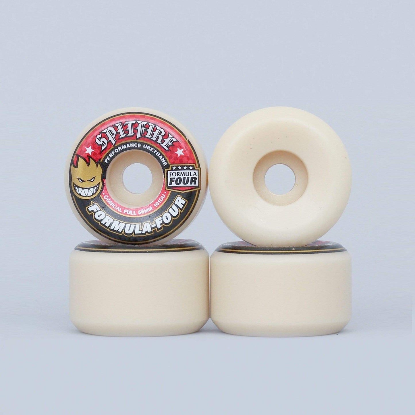 Spitfire 56mm 101DU Formula Four Conical Full Wheels Natural