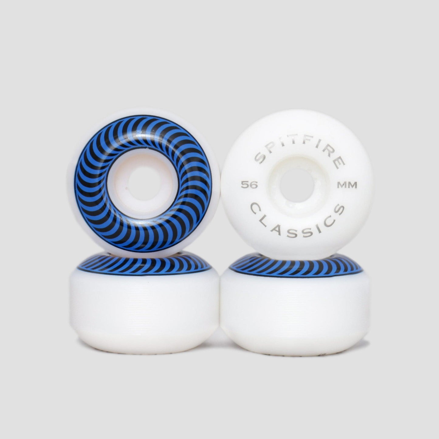 Spitfire 56mm Classic White Skateboard Wheels