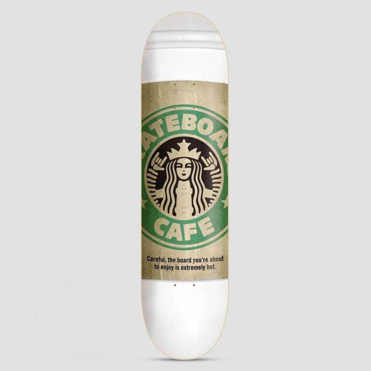 Skateboard Cafe 8.25 Starf*cks Deck White