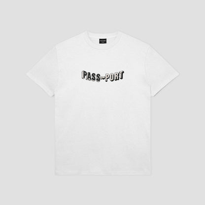 PassPort Sunken Logo Embroidery T-Shirt White