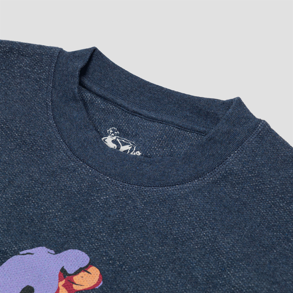 Dancer Fainting Crewneck Heather Navy