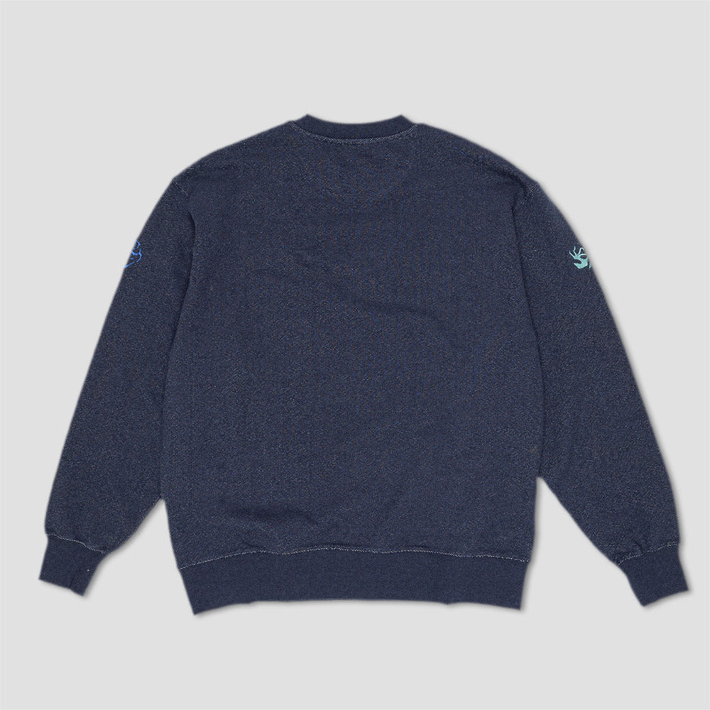 Dancer Fainting Crewneck Heather Navy