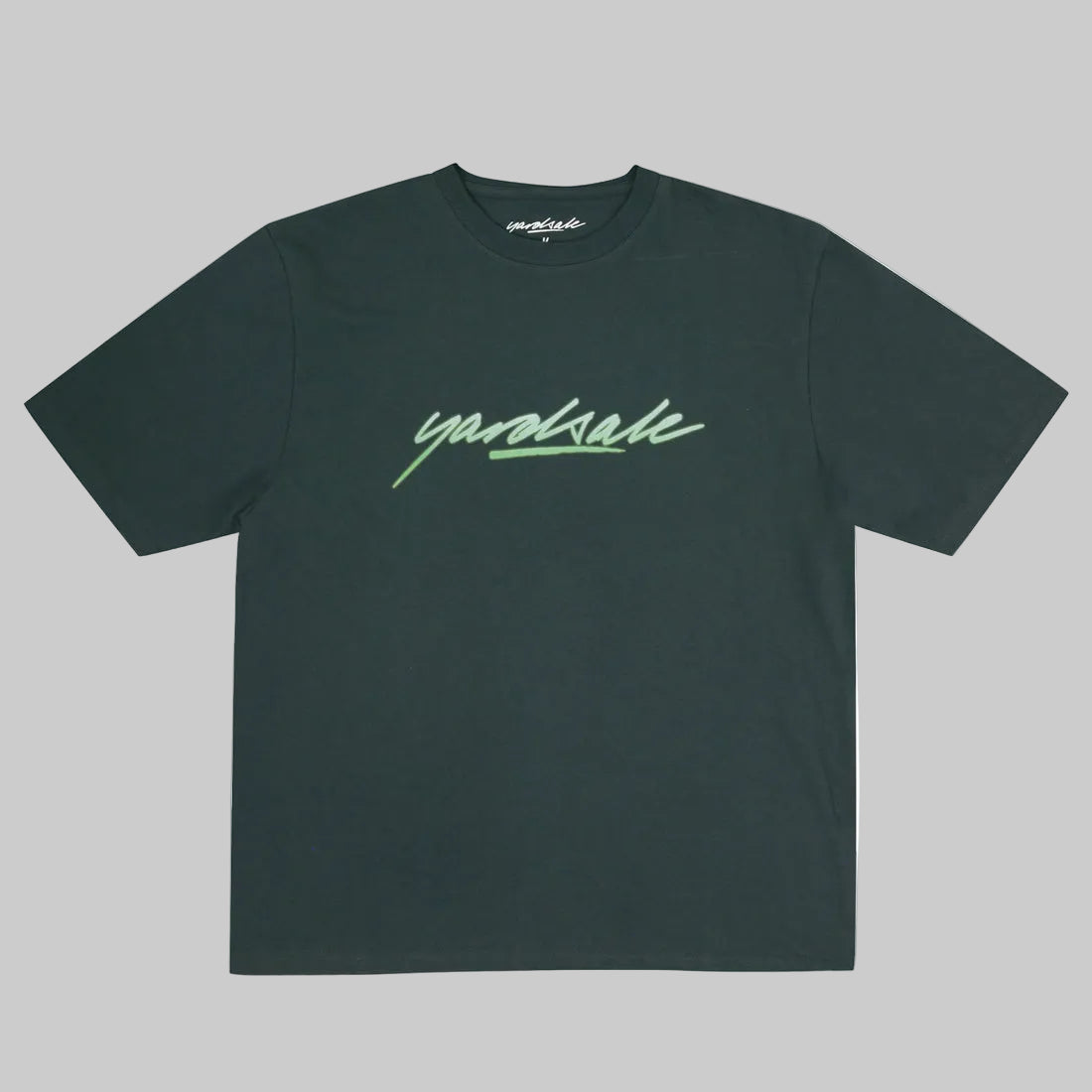 Yardsale Script T-Shirt Green