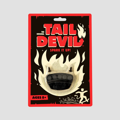 Tail Devil Skateboard Spark Plate Black