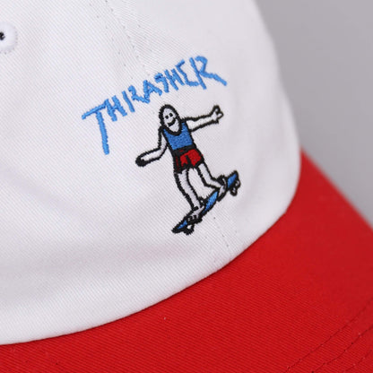 Thrasher Gonz Old Timer Cap White / Red